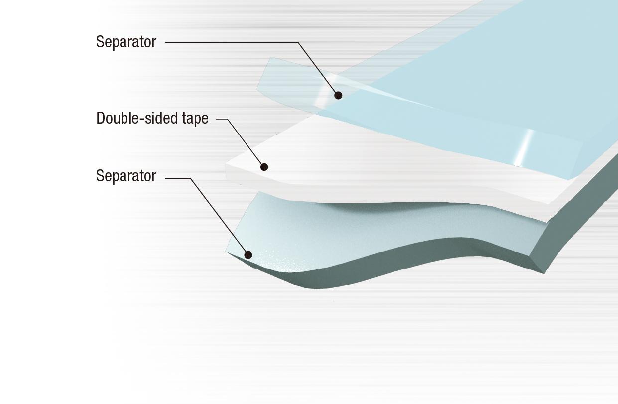 Double-sided adhesion tape